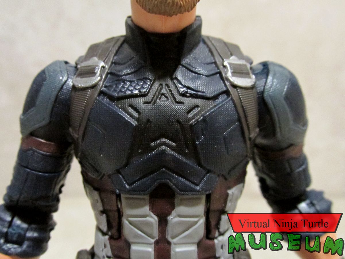 Infinity War Captain America chest detail