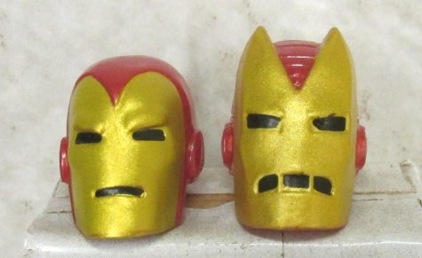 Classic Iron Man heads