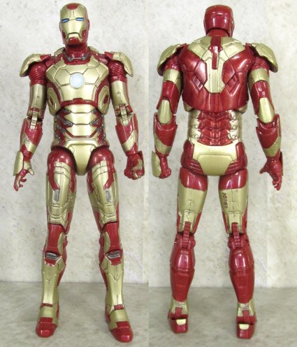 Mark 42 Iron Man front and back