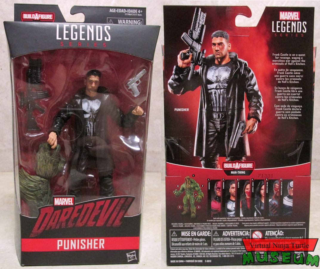 Marvel Legends Punisher Man Thing Build A Figure