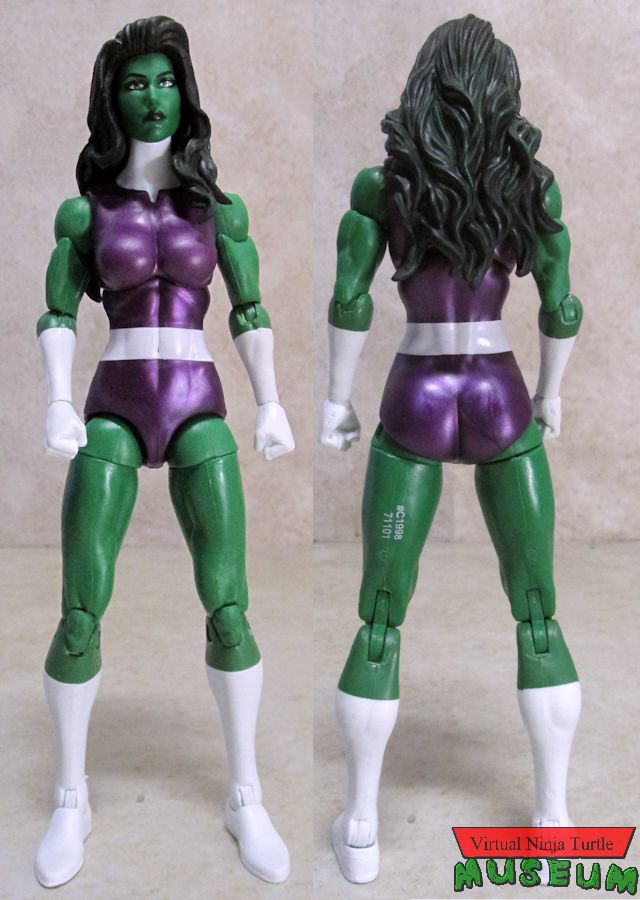 She Hulk front and back