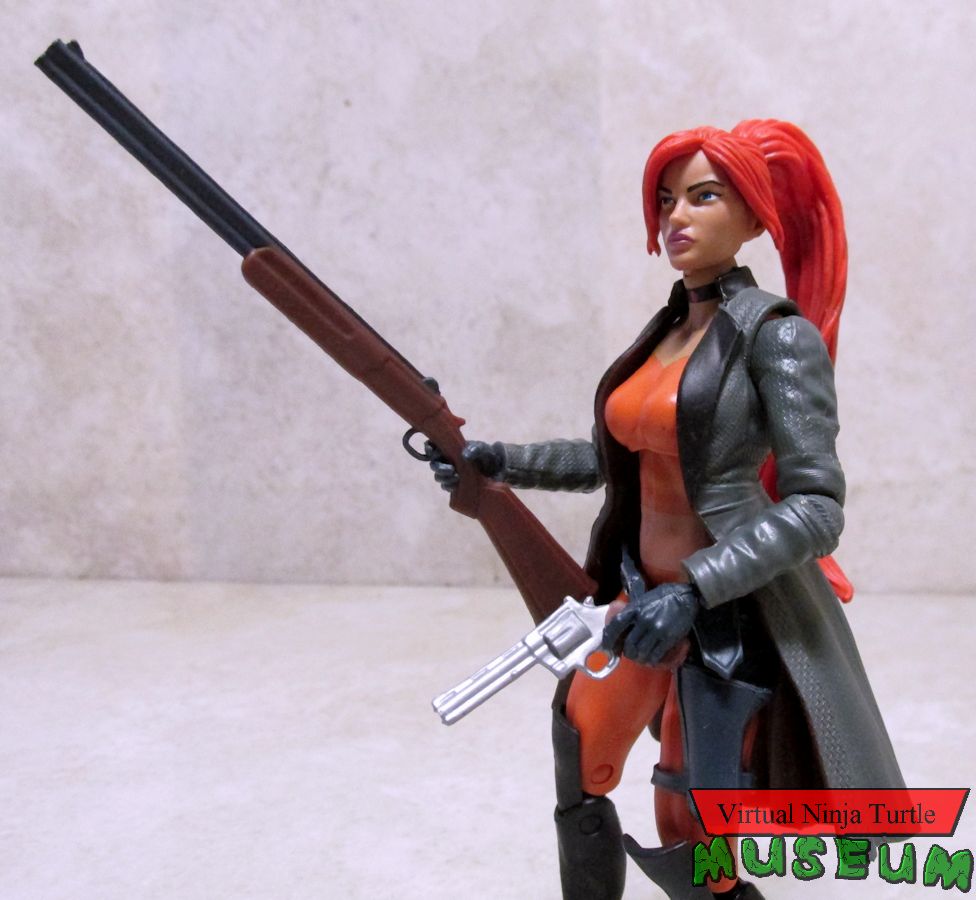 Elsa Bloodstone with weapons