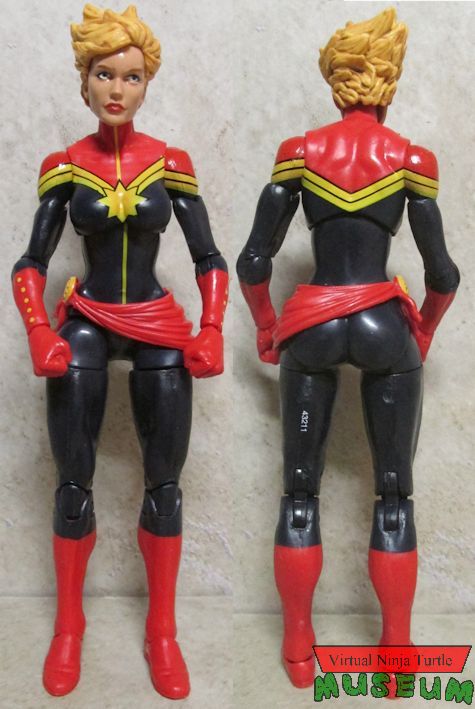 Captain Marvel front and back
