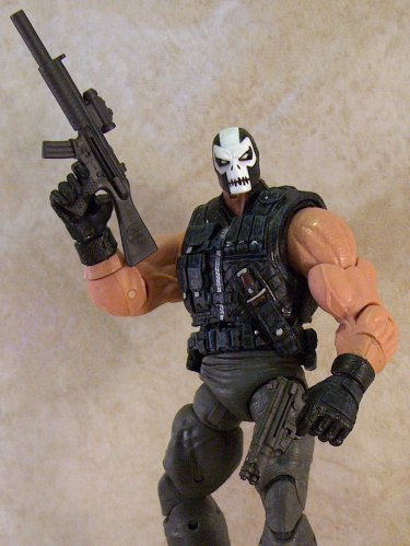 Crossbones with weapons