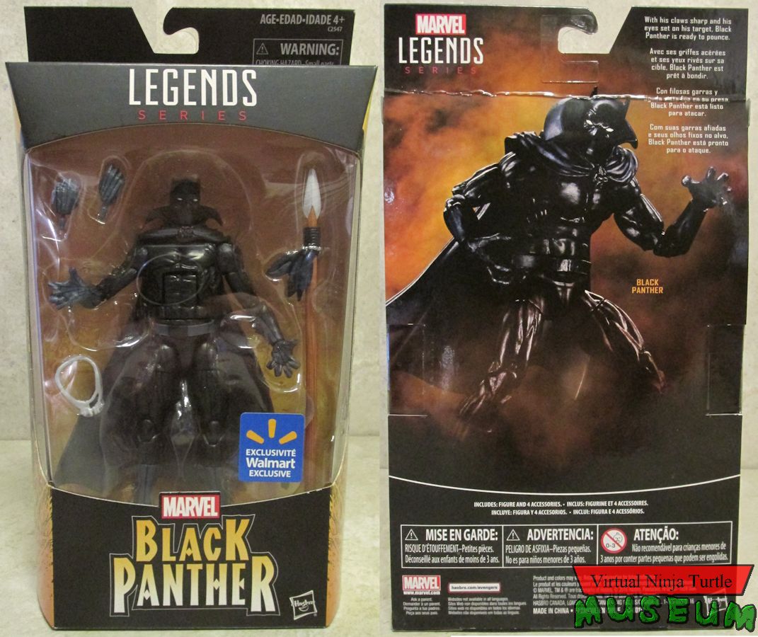 comic Black Panther box front and back