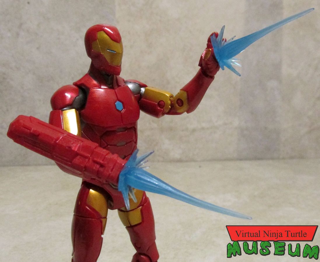 Invincible Iron Man with weapons
