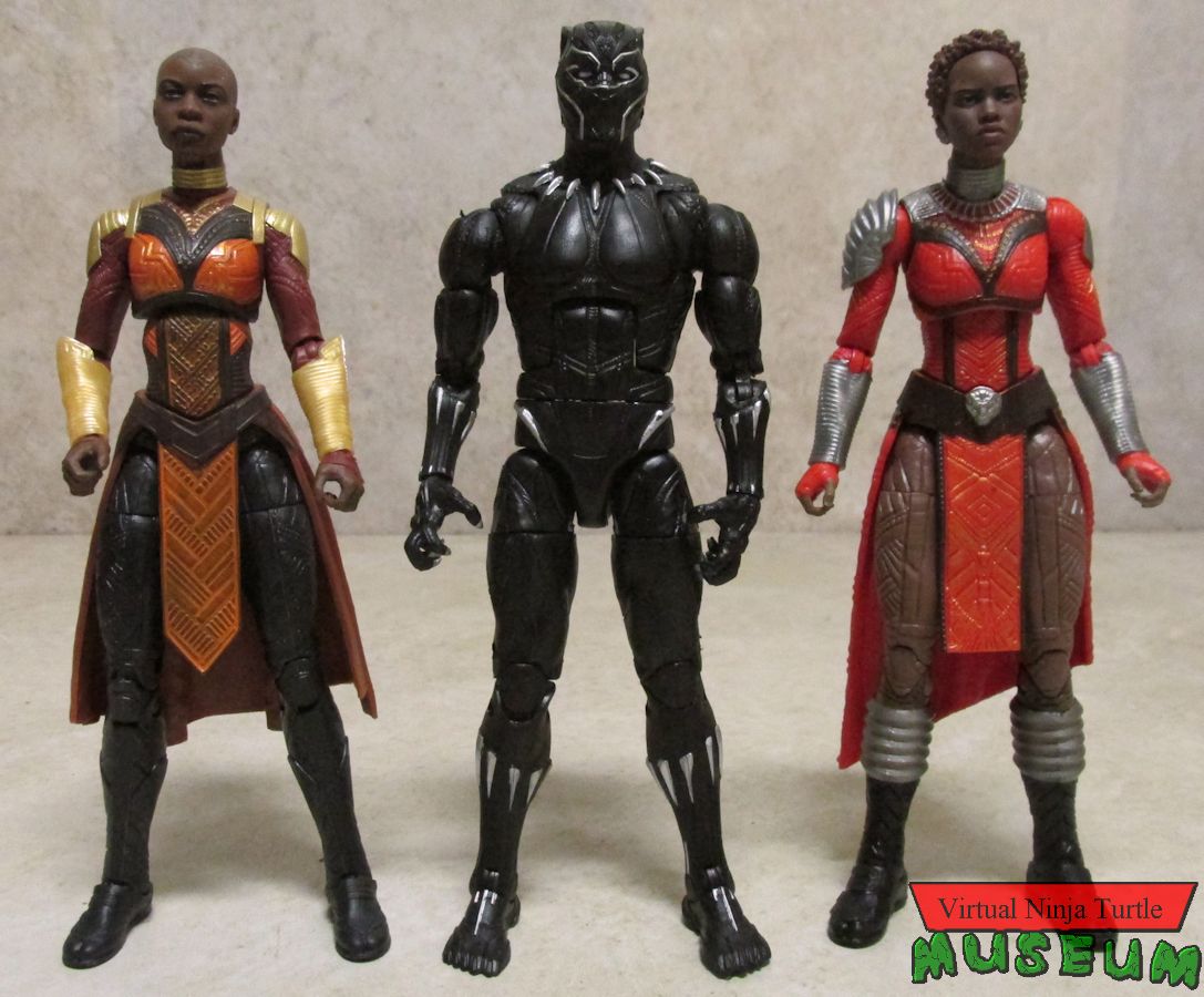 Black Panther with Nakia and Okoye