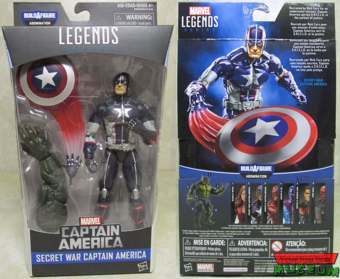 Captain America MIB front and back