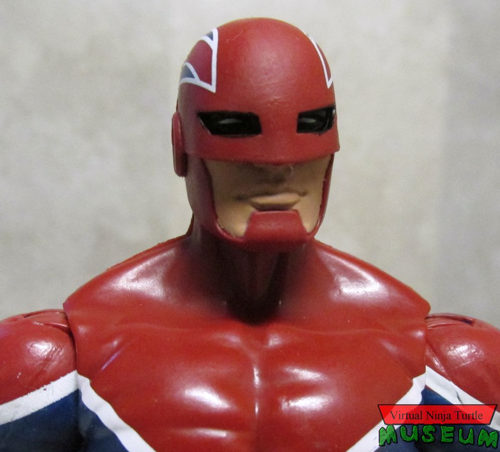 Captain Britain close up