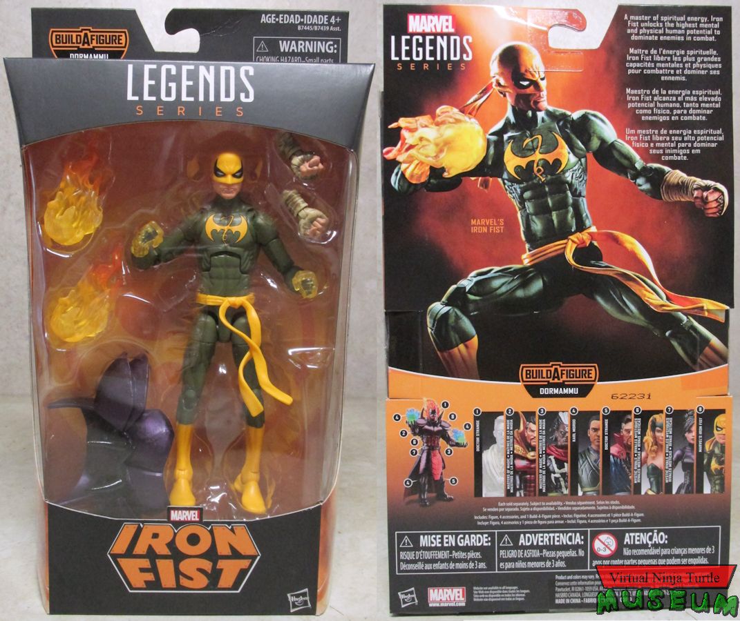 Iron Fist MIB front and back