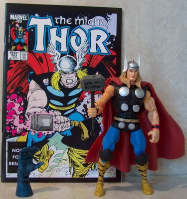 Thor with comic