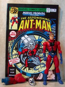 Ant Man with comic