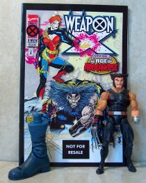 Weapon X variant with comic