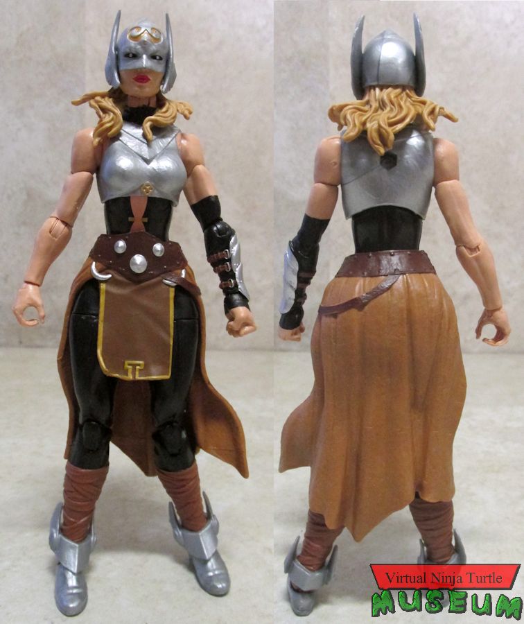 Jane Foster Thor front and back