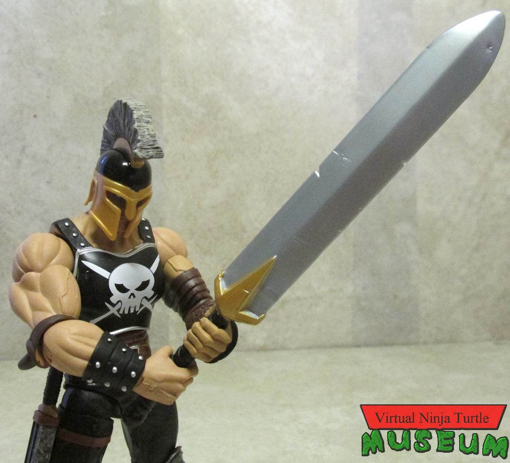 Ares with sword
