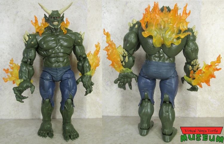 Ultimate Green Goblin front and back