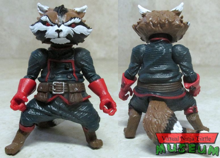 Rocket Raccoon front and back