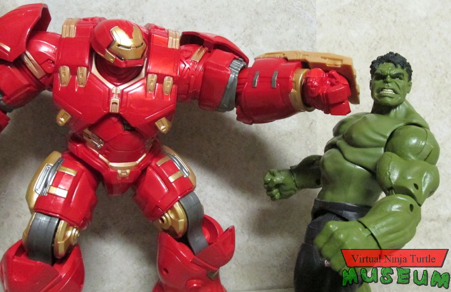 Hulkbuster punching Hulk