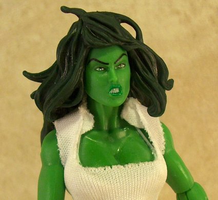 She Hulk close up