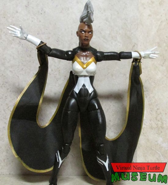 Storm with arms spread