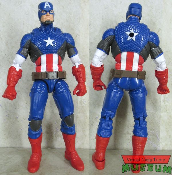 Marvel Now! Captain America front and back