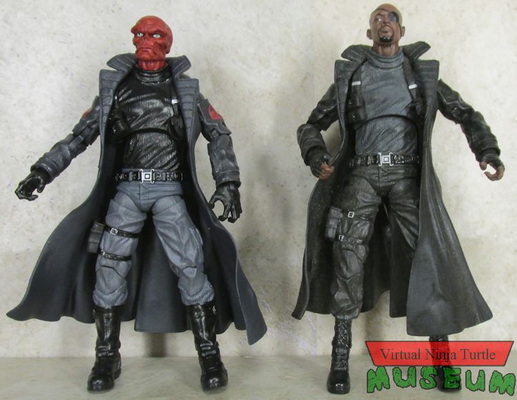 Red Skull with Nick Fury