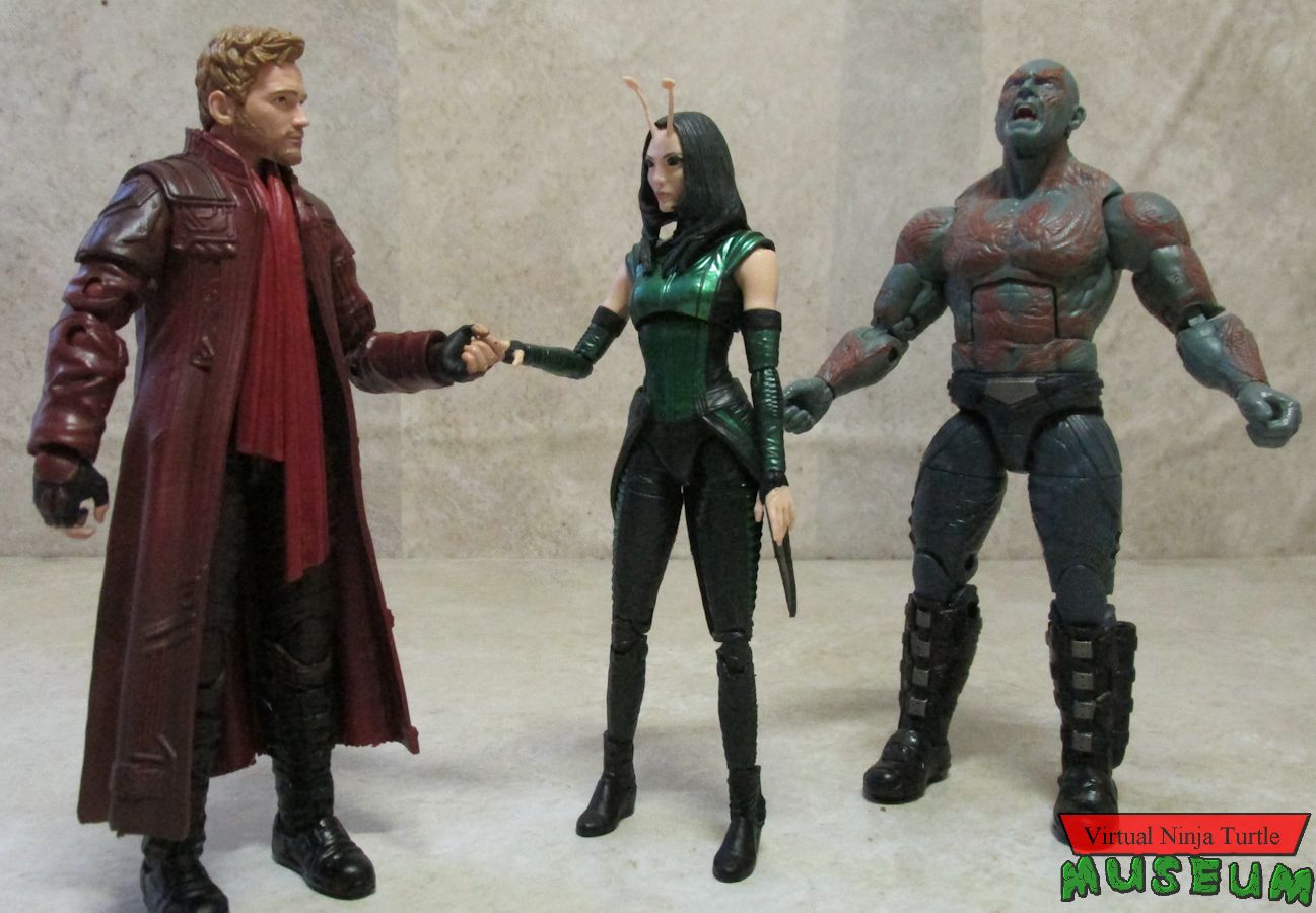 Star-Lord, Mantis and Drax