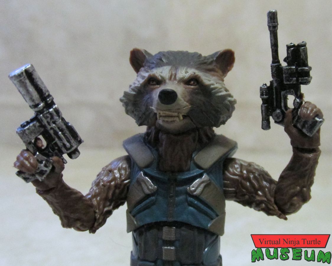 Rocket Raccoon with guns