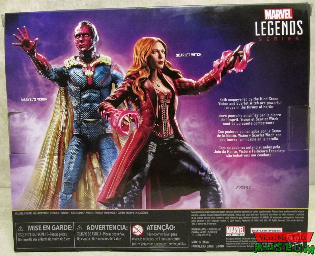 Vision/Scarlet Witch set box back