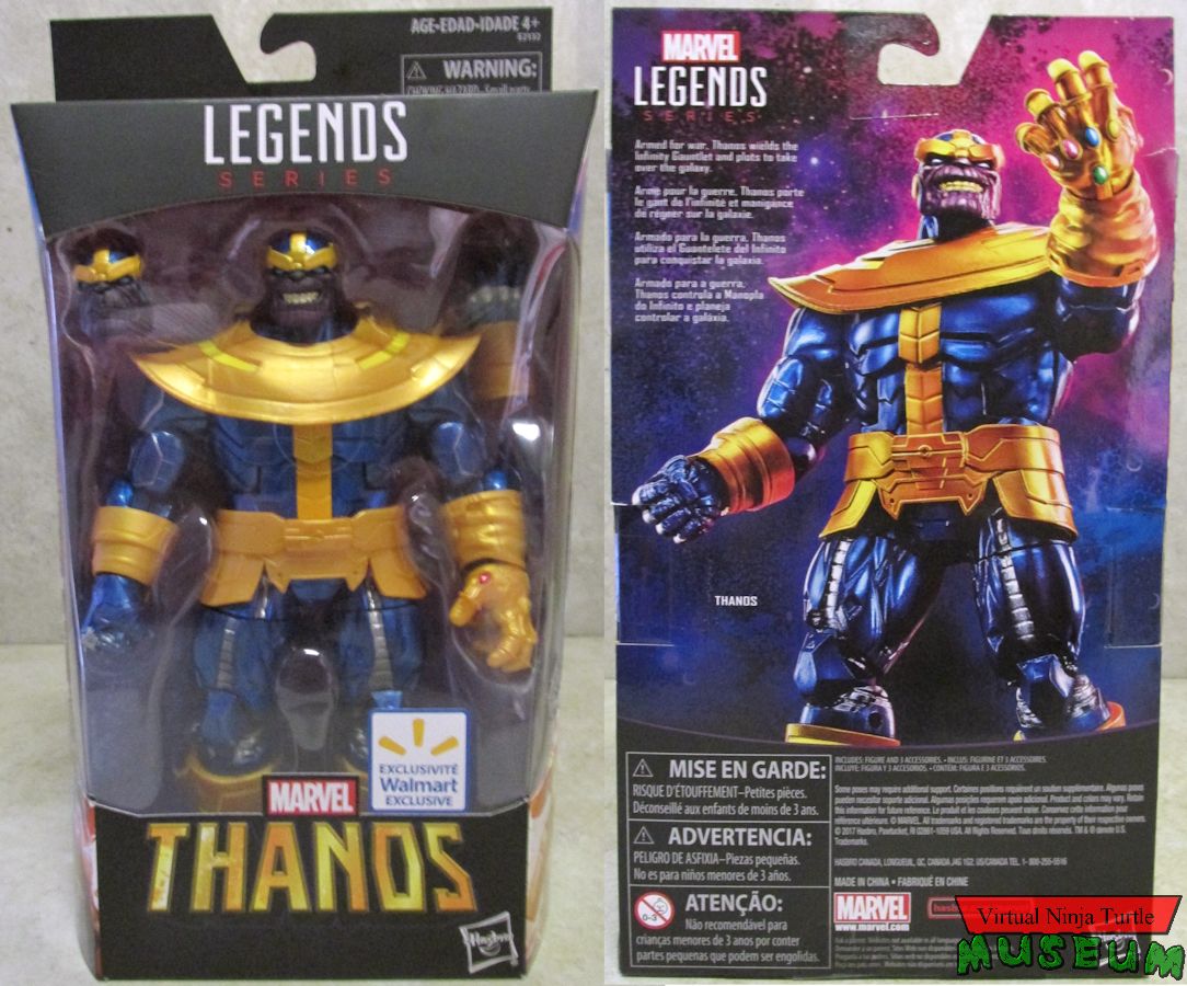 Thanos box front and back