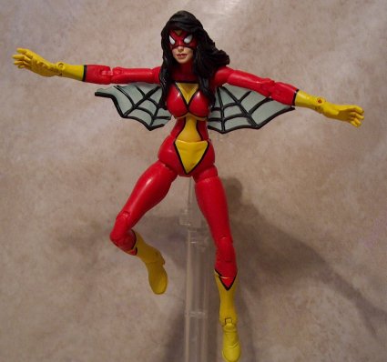 Spider-woman flying