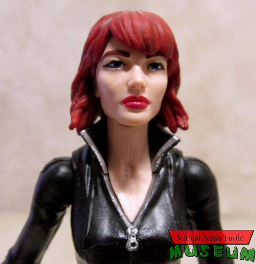 Black Widow with short hair