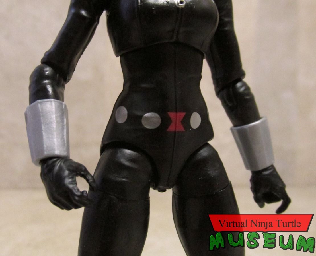 Black Widow costume detail