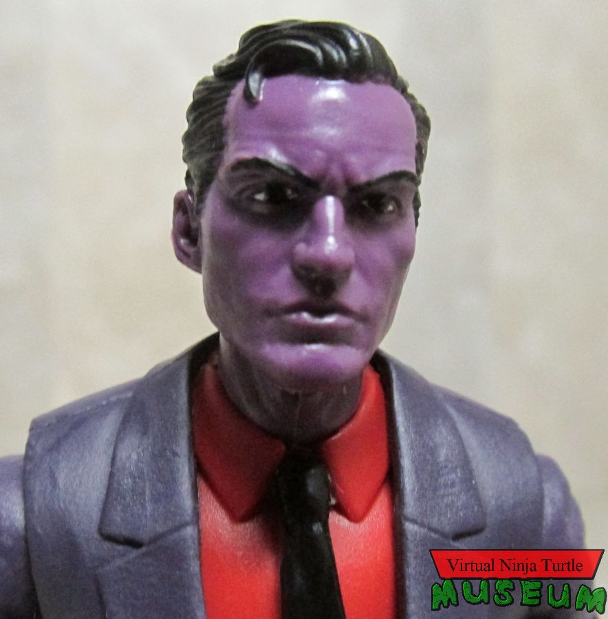 Purpleman close up