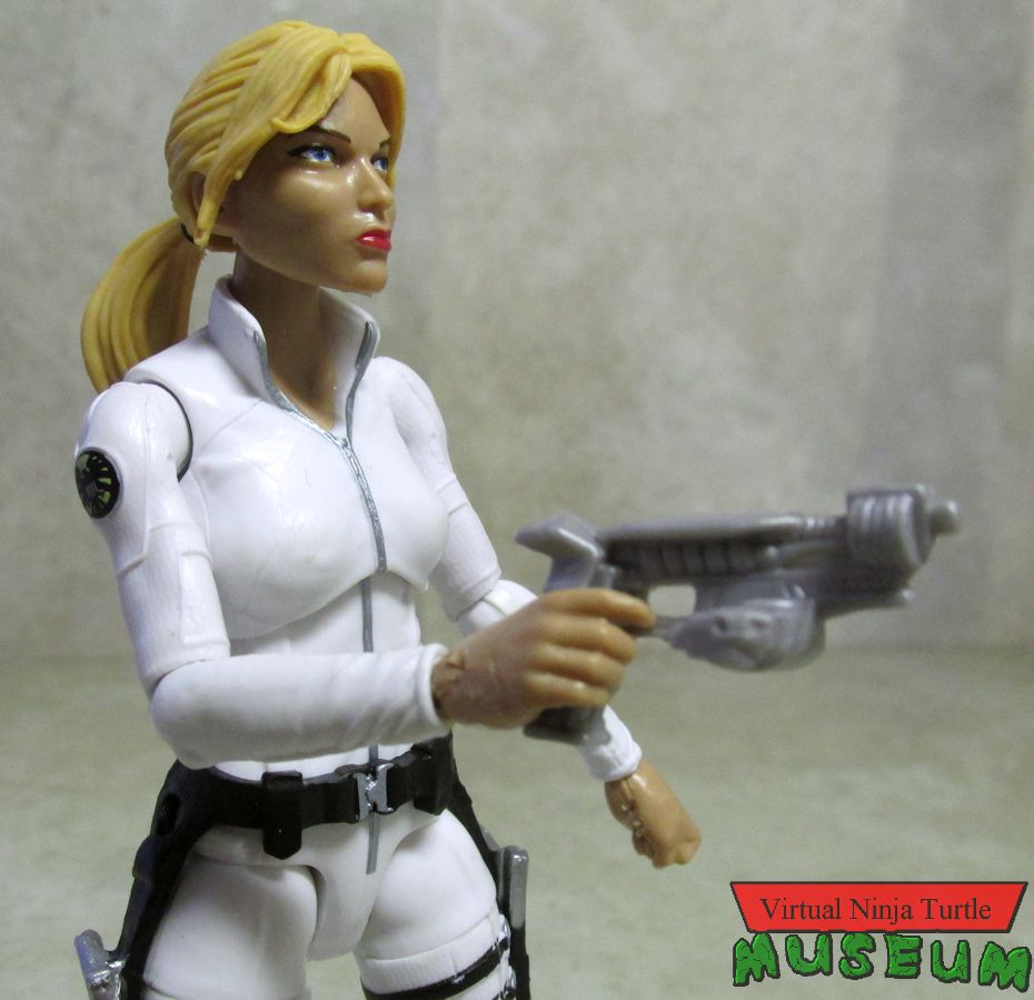 Sharon Carter with pistol