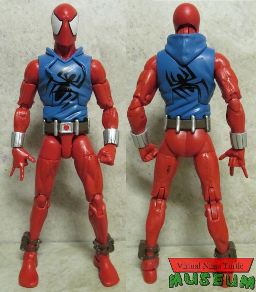 Scarlet spider front and back