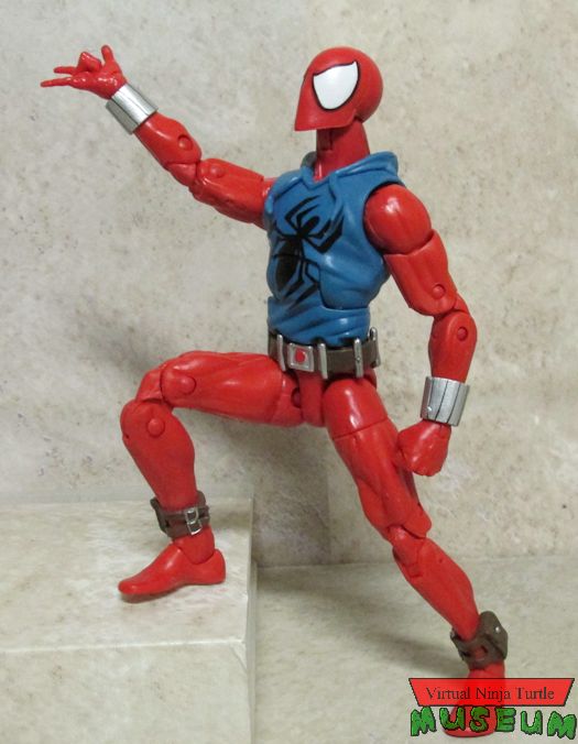 Scarlet Spider web shooting pose