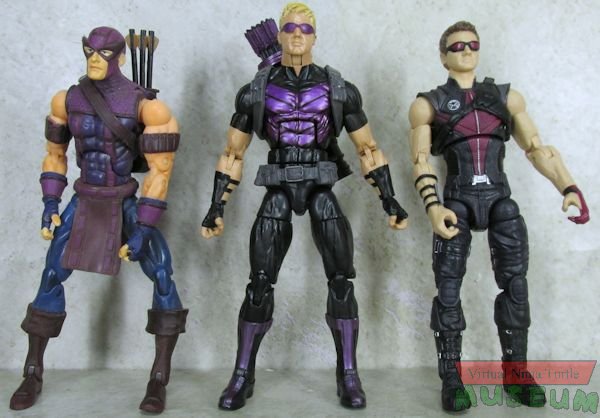 Classic, modern and movie Hawkeye