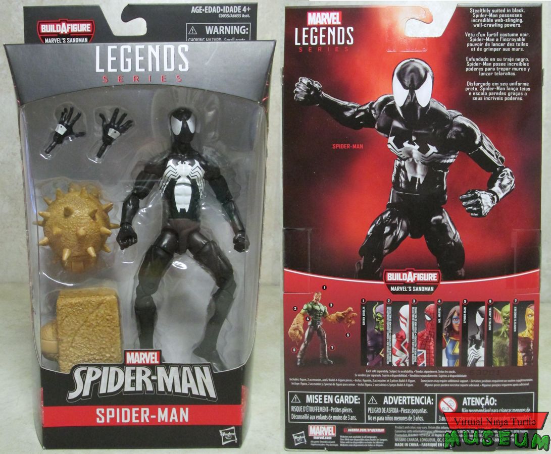 black suit Spider-man MIB