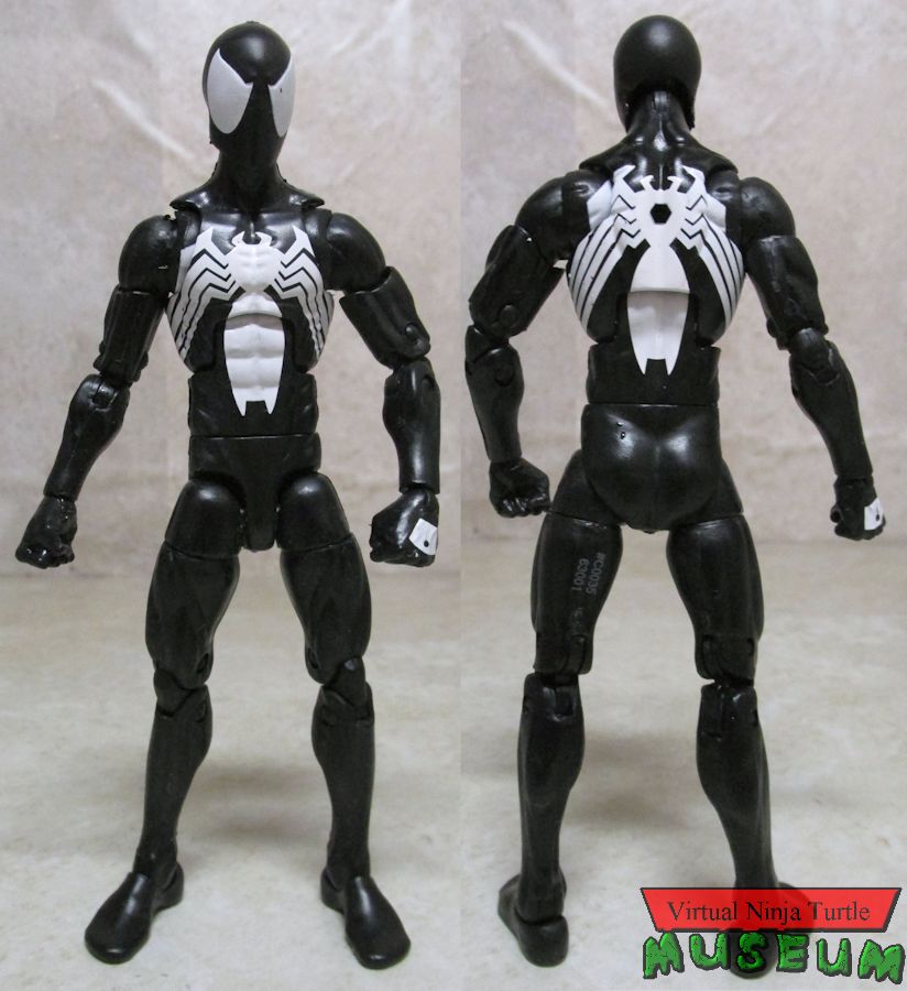 Black Suit Spider-Man front and back