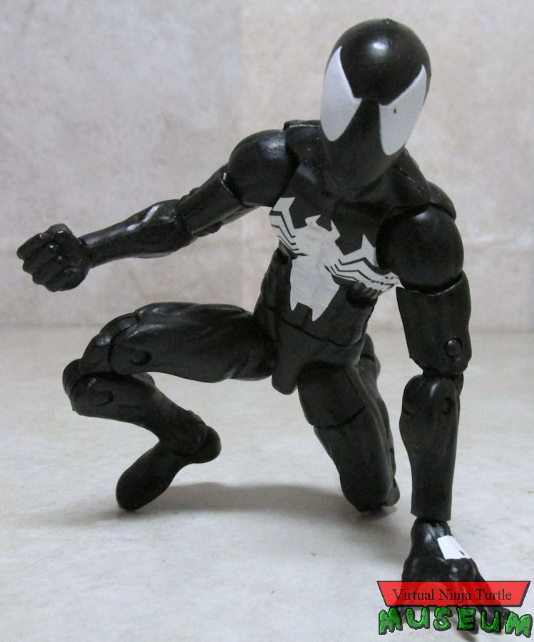Black Suit Spider-Man crouching