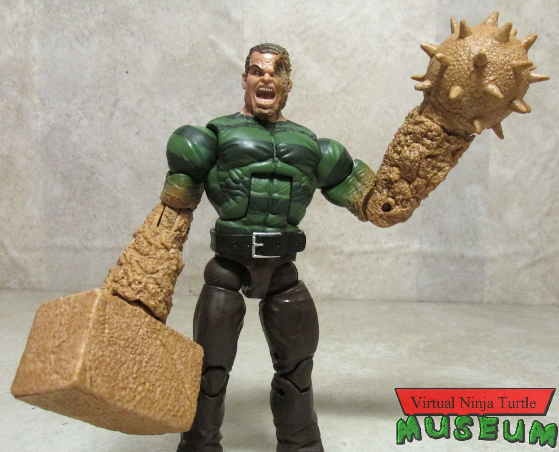 Sandman with weapon hands
