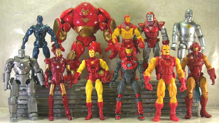 All Iron Man figures