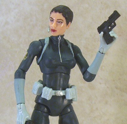 Maria Hill with pistols