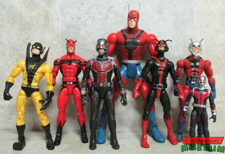 Ant Man, Giant Man and Yellow Jacket figures