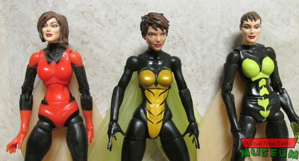 Hasbro and Toy Biz Wasp comparison
