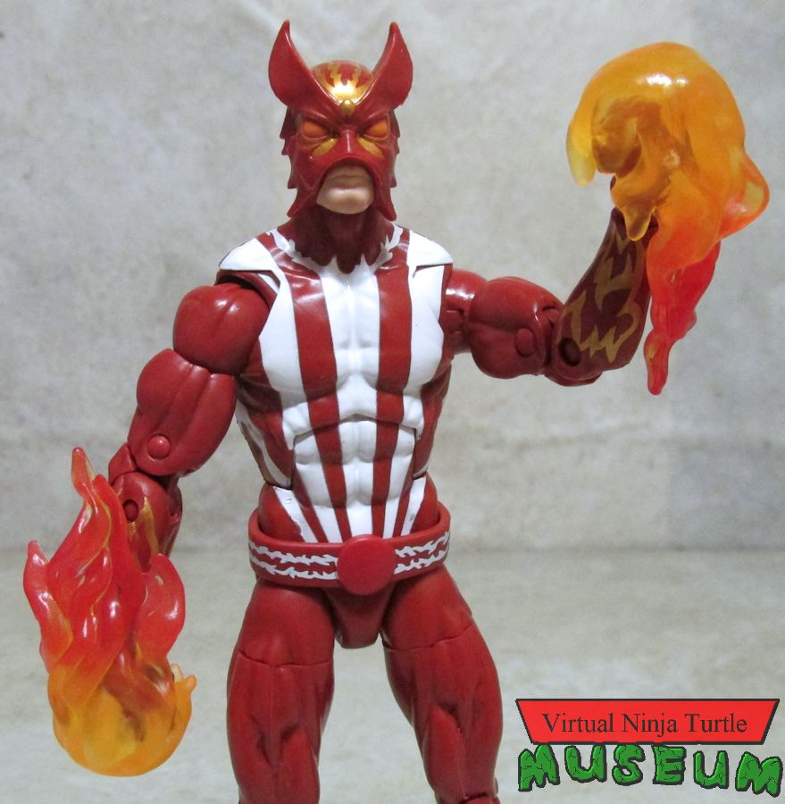 Sunfire with flame effects