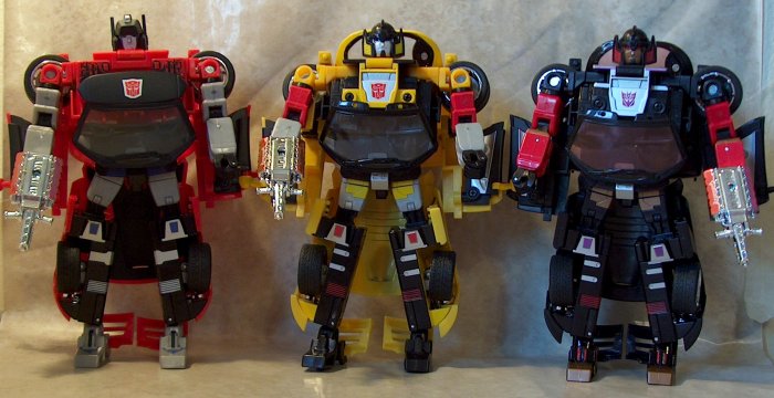 Side Swipe, Dead End and Sunstreaker