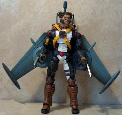 Wolverine with jetpack on