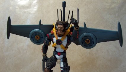 Wolverine flying